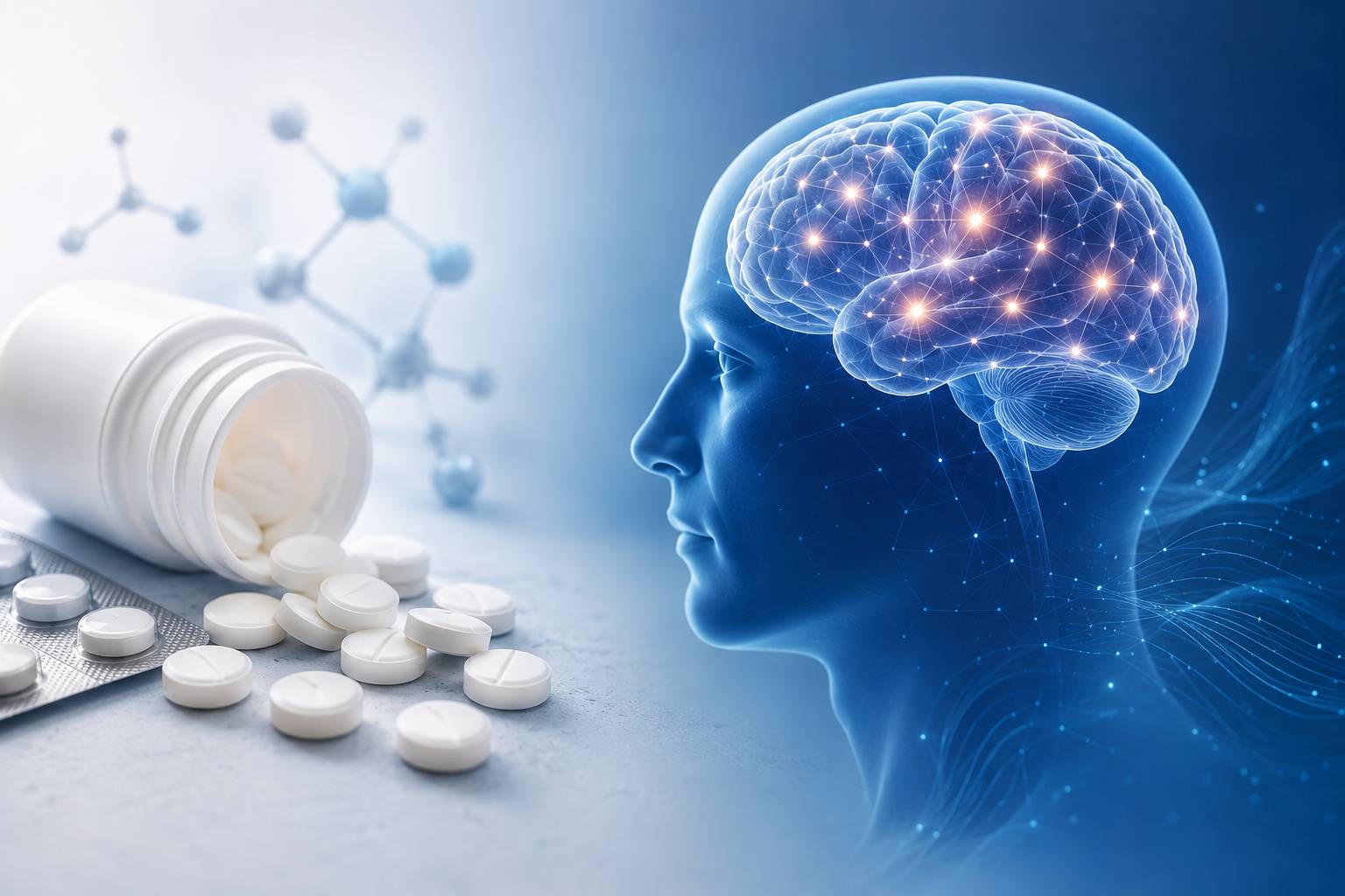 Инфографика: влияние фенибута на мозг и нервную систему